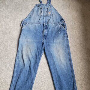 CarHartt Overalls 52x32 100% Cotton. Inseam measured out at 30 inches. See pics.